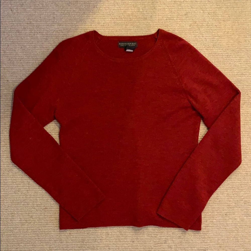 red sweater